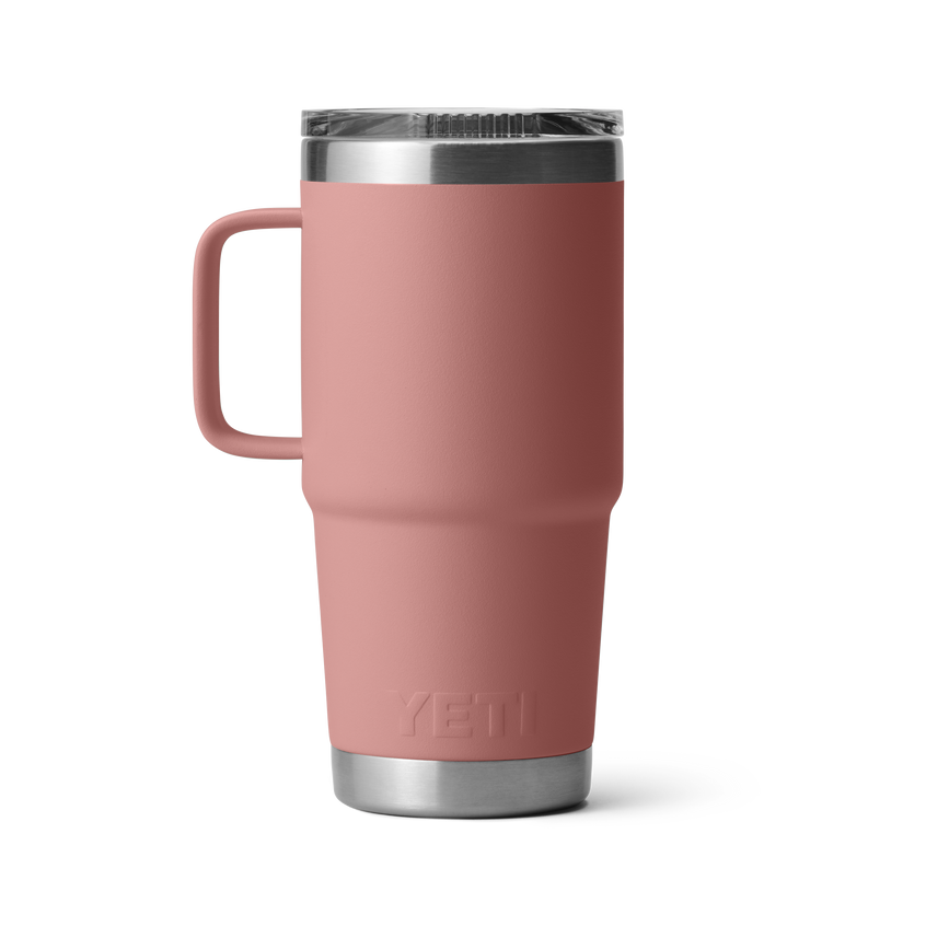 YETI Rambler® 20 oz (591 ml) Travel Mug Sandstone Pink