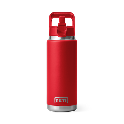 YETI Rambler® 26 oz (760 ML) Straw Bottle Rescue Red