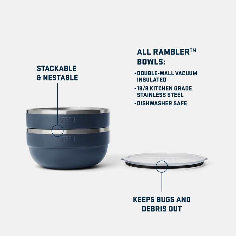 Rambler® Large Insulated Bowl Pampa Green