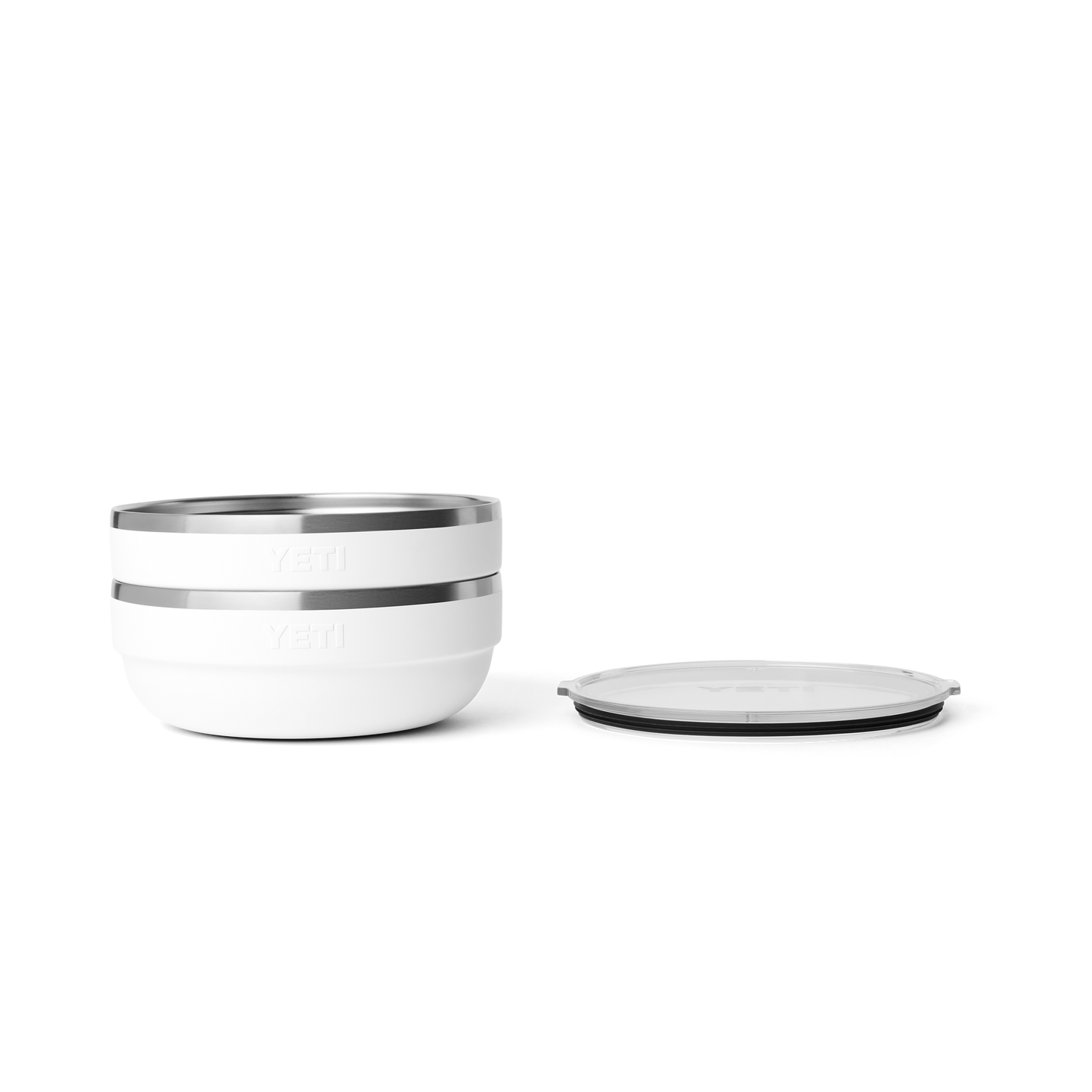 Rambler® Large Insulated Low Bowl White