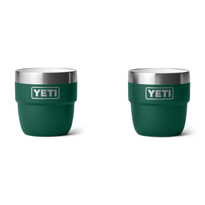 YETI Rambler® 4 oz (118 ml) Stackable Cups Black Forest Green