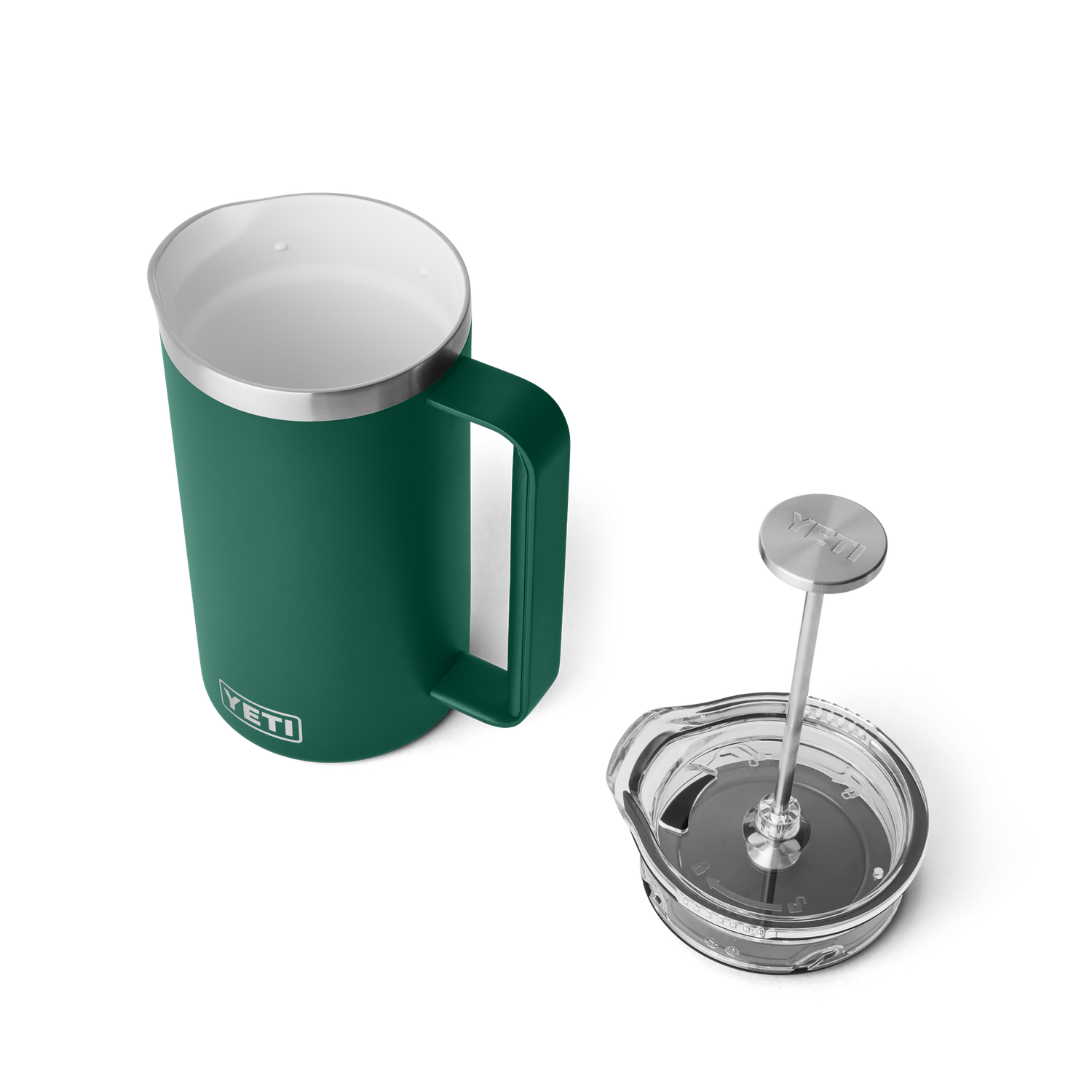 YETI Rambler® 34 oz (1L) French Press Black Forest Green