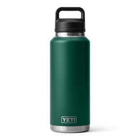 YETI Rambler® 46 oz (1.4L) Bottle With Chug Cap Black Forest Green