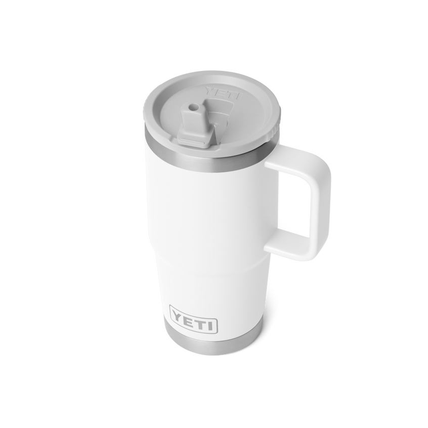 Rambler® 20 oz (591 ml) Travel Straw Mug White