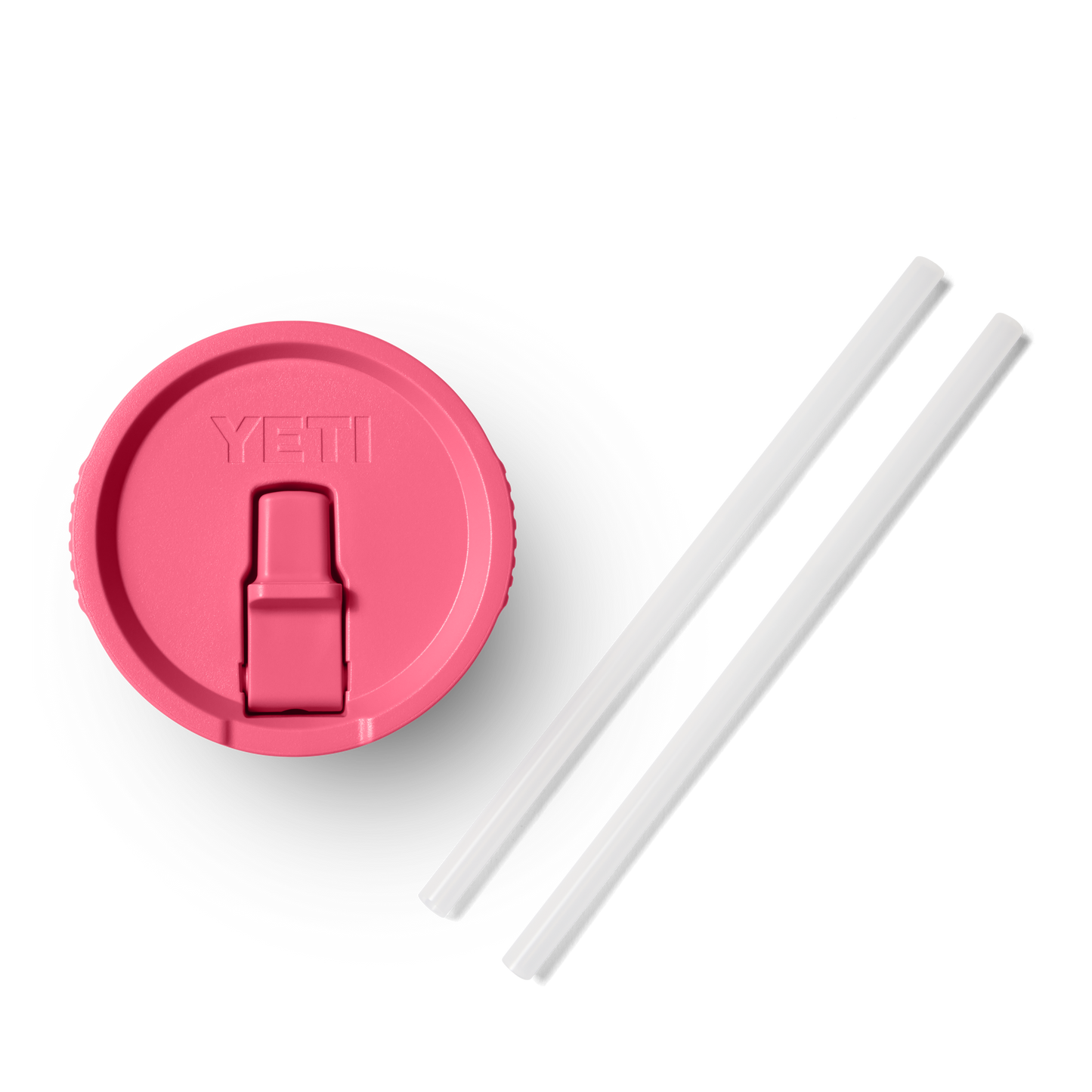 Large Travel Straw Lid Tropical Pink