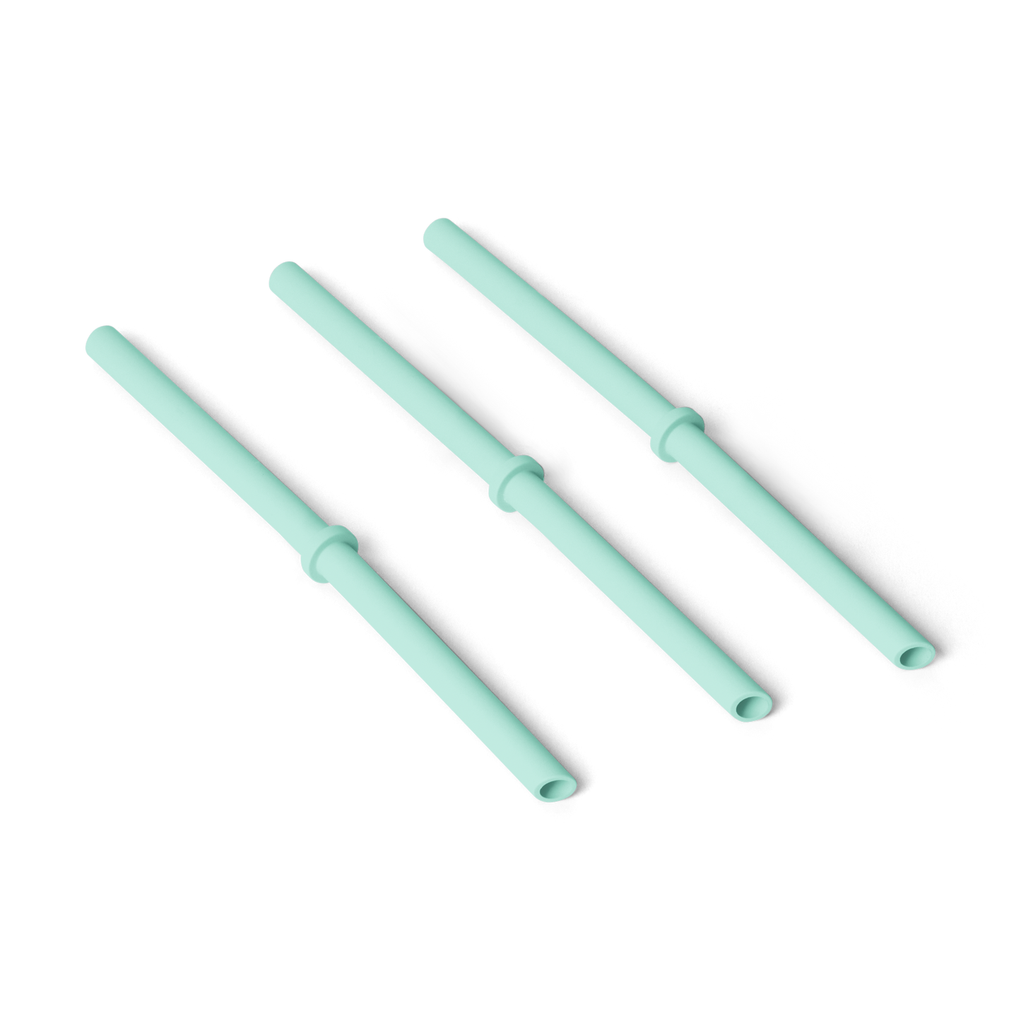 S/M Silicone Straw Pack Seafoam