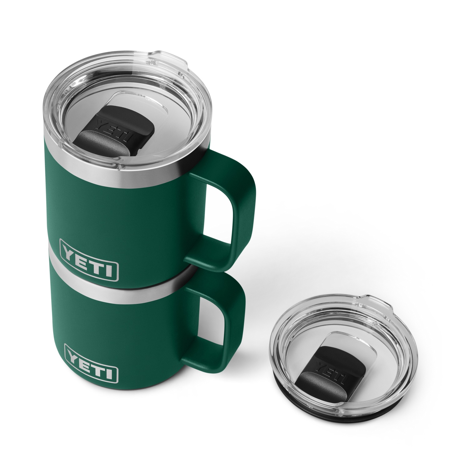 Rambler® 10 oz (296 ml) Stackable Mug Black Forest Green