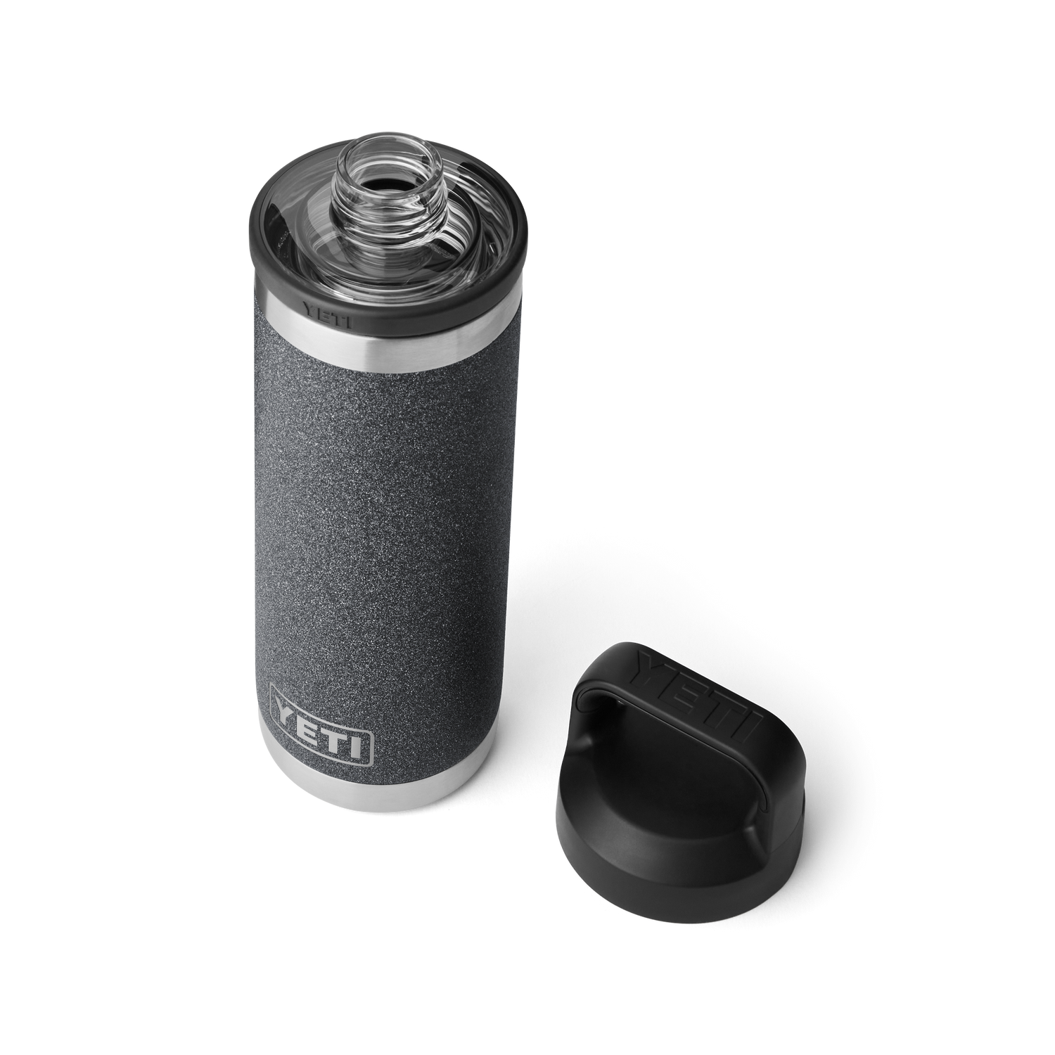 YETI Rambler® 18 oz (532 ml) Bottle With Chug Cap Black Stone