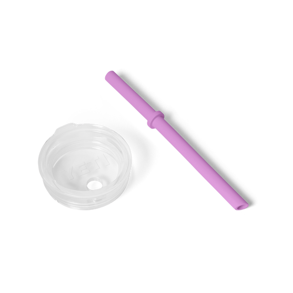 Small Silicone Straw Lid Desert Bloom