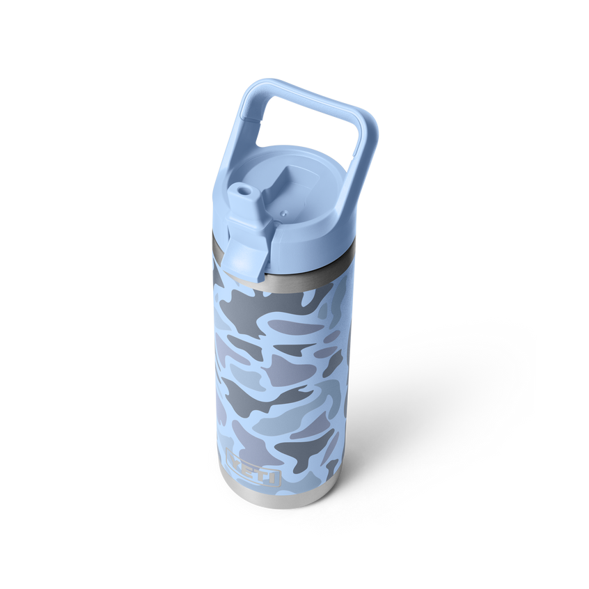Rambler® 18 oz (532 ML) Straw Bottle Blue Camo