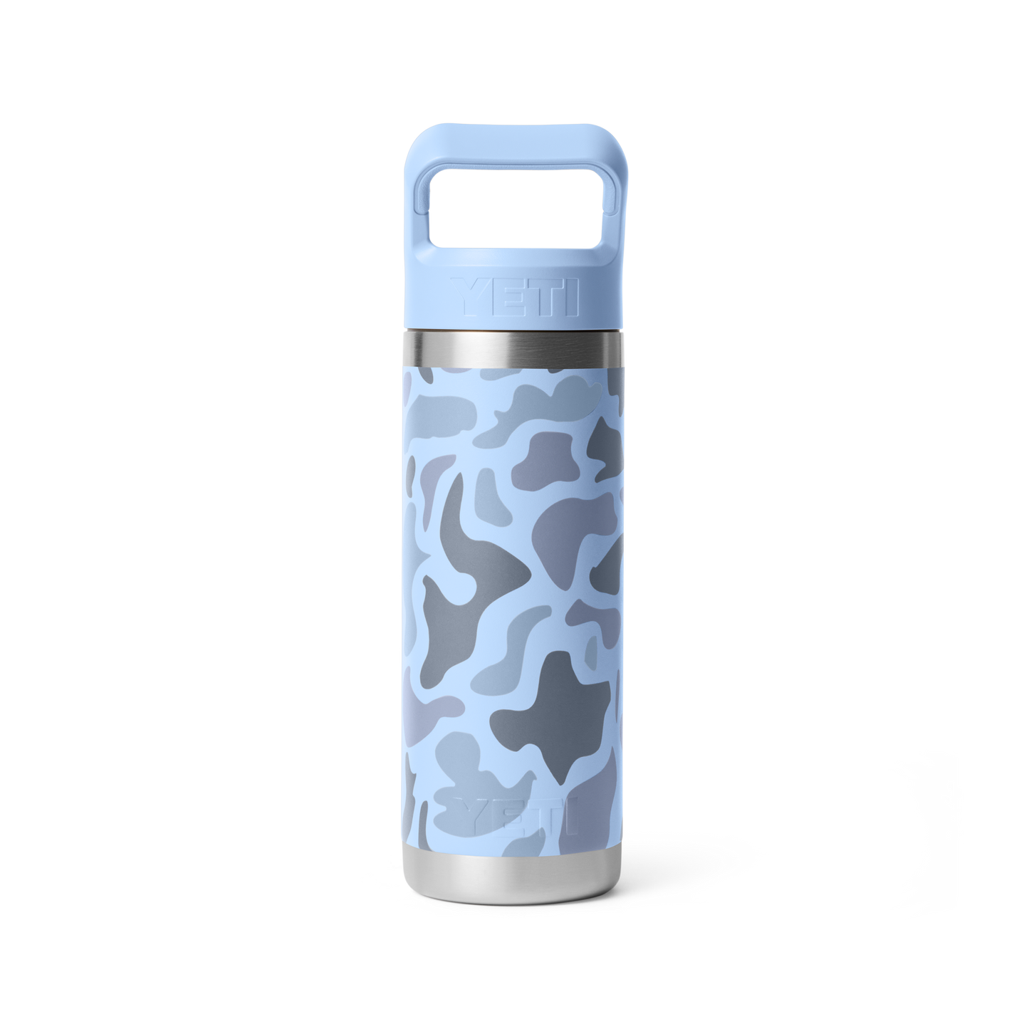 Rambler® 18 oz (532 ML) Straw Bottle Blue Camo