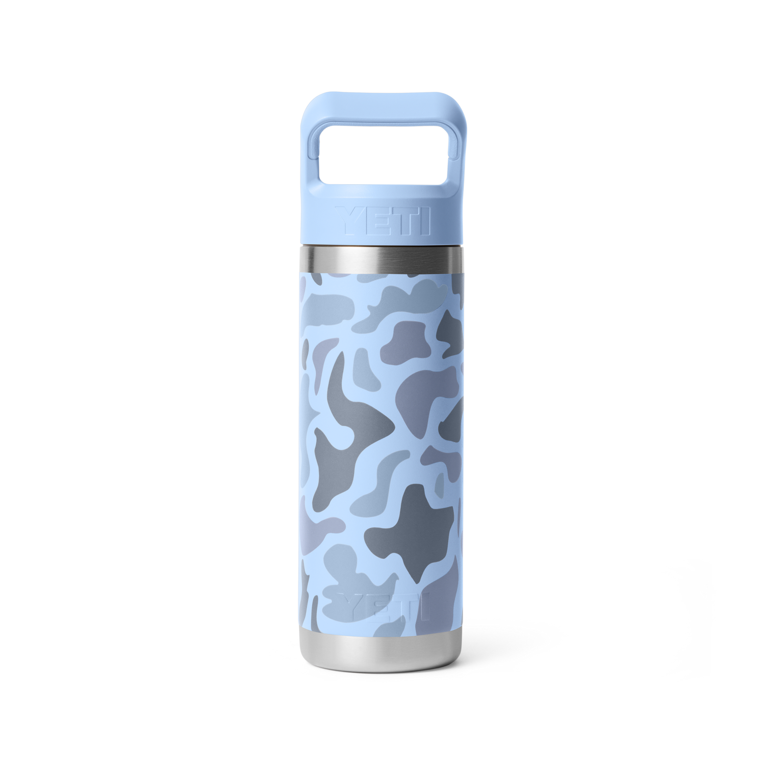 Rambler® 18 oz (532 ML) Straw Bottle Blue Camo