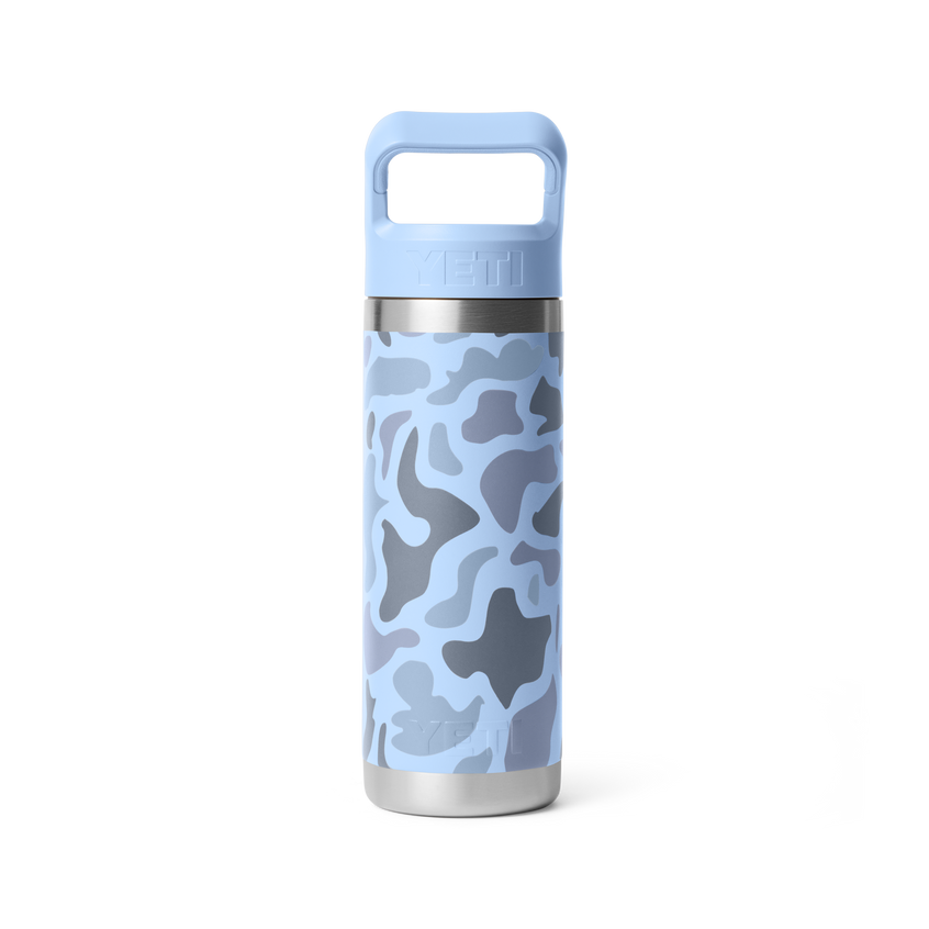 Rambler® 18 oz (532 ML) Straw Bottle Blue Camo