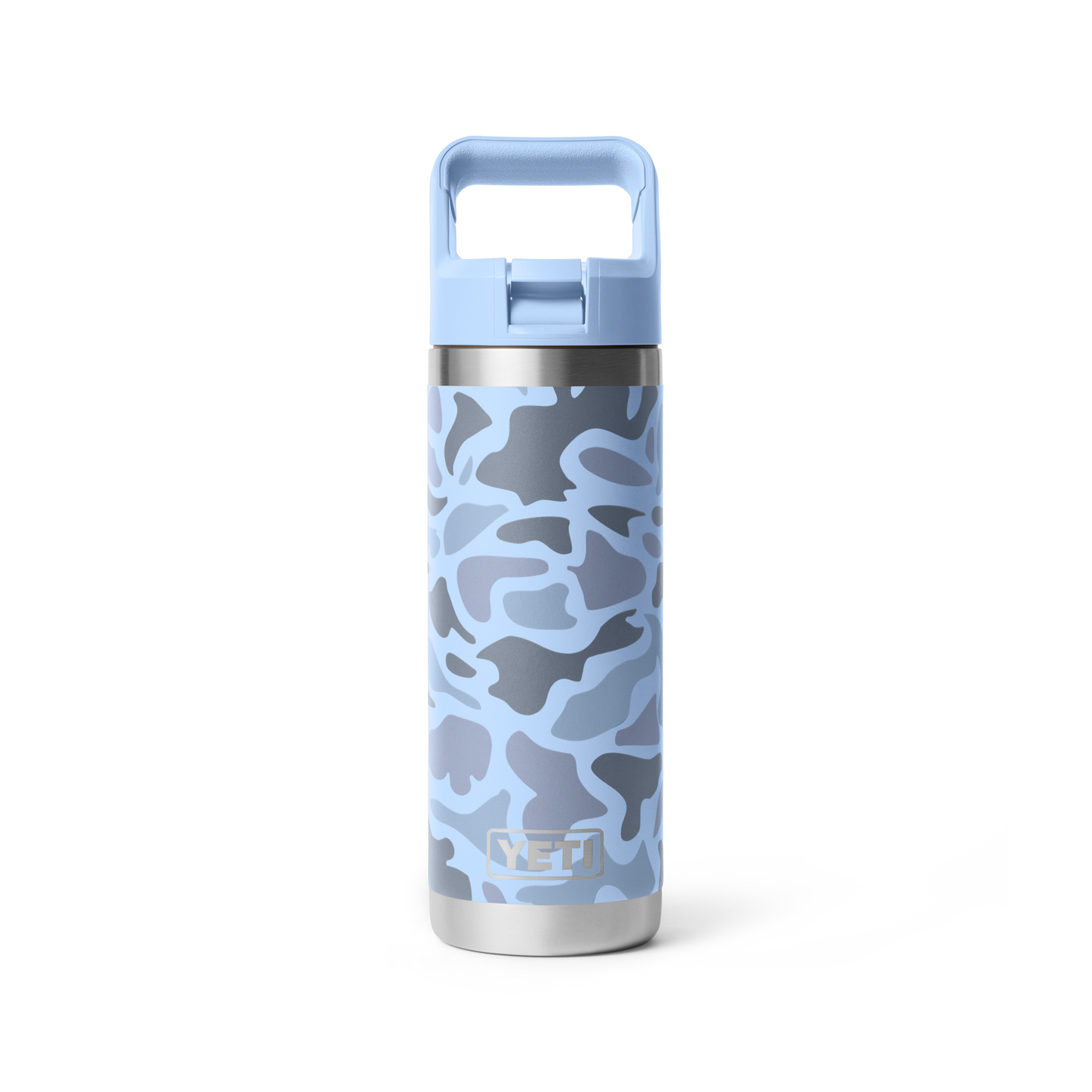 Rambler® 18 oz (532 ML) Straw Bottle Blue Camo