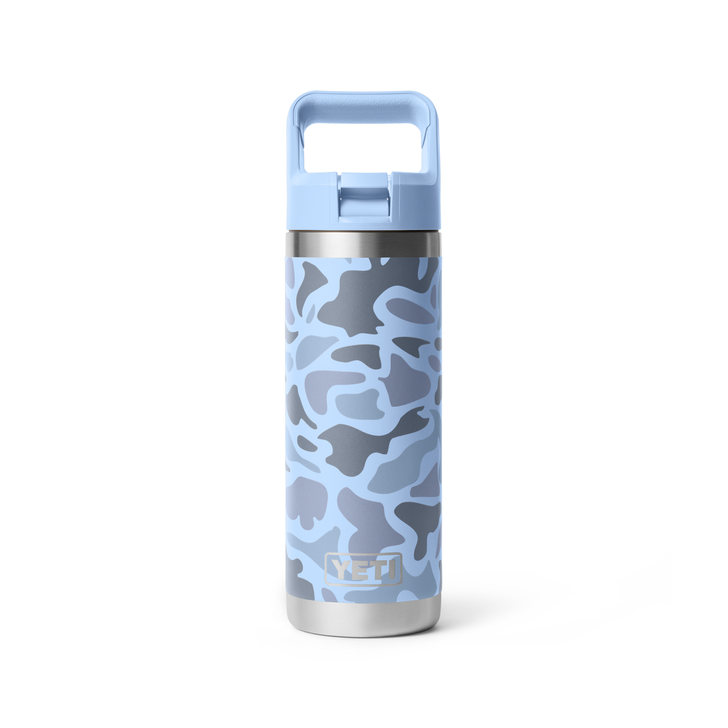 Rambler® 18 oz (532 ML) Straw Bottle Blue Camo