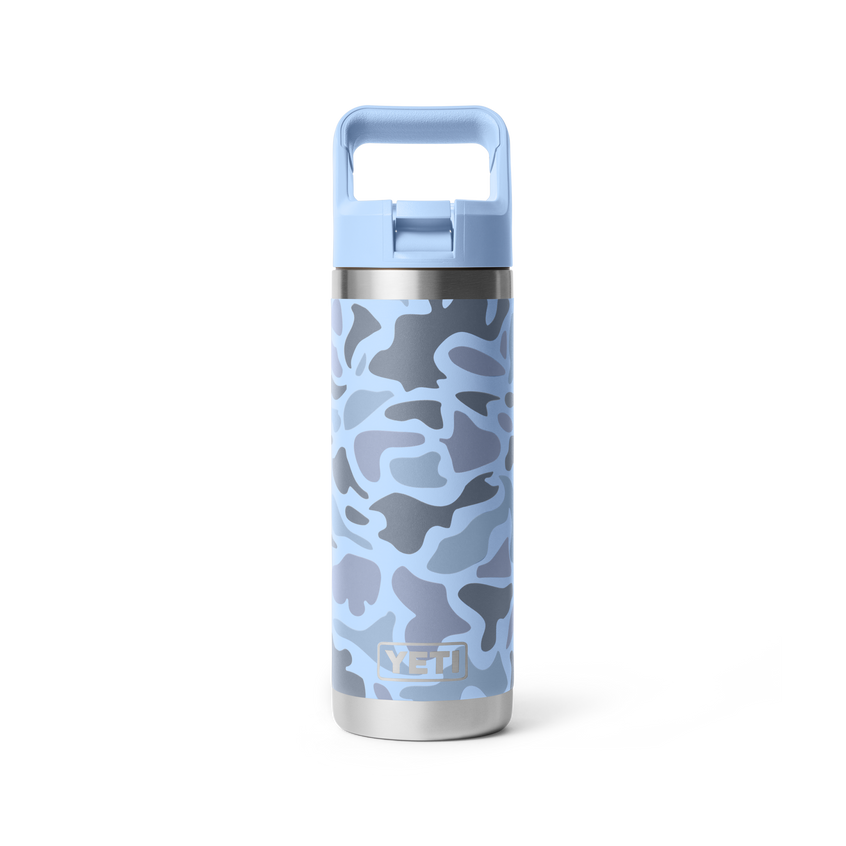 Rambler® 18 oz (532 ML) Straw Bottle Blue Camo