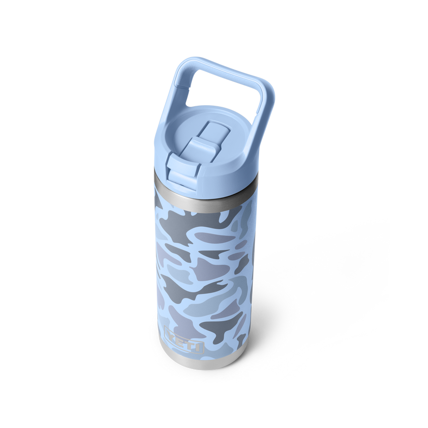 Rambler® 18 oz (532 ML) Straw Bottle Blue Camo