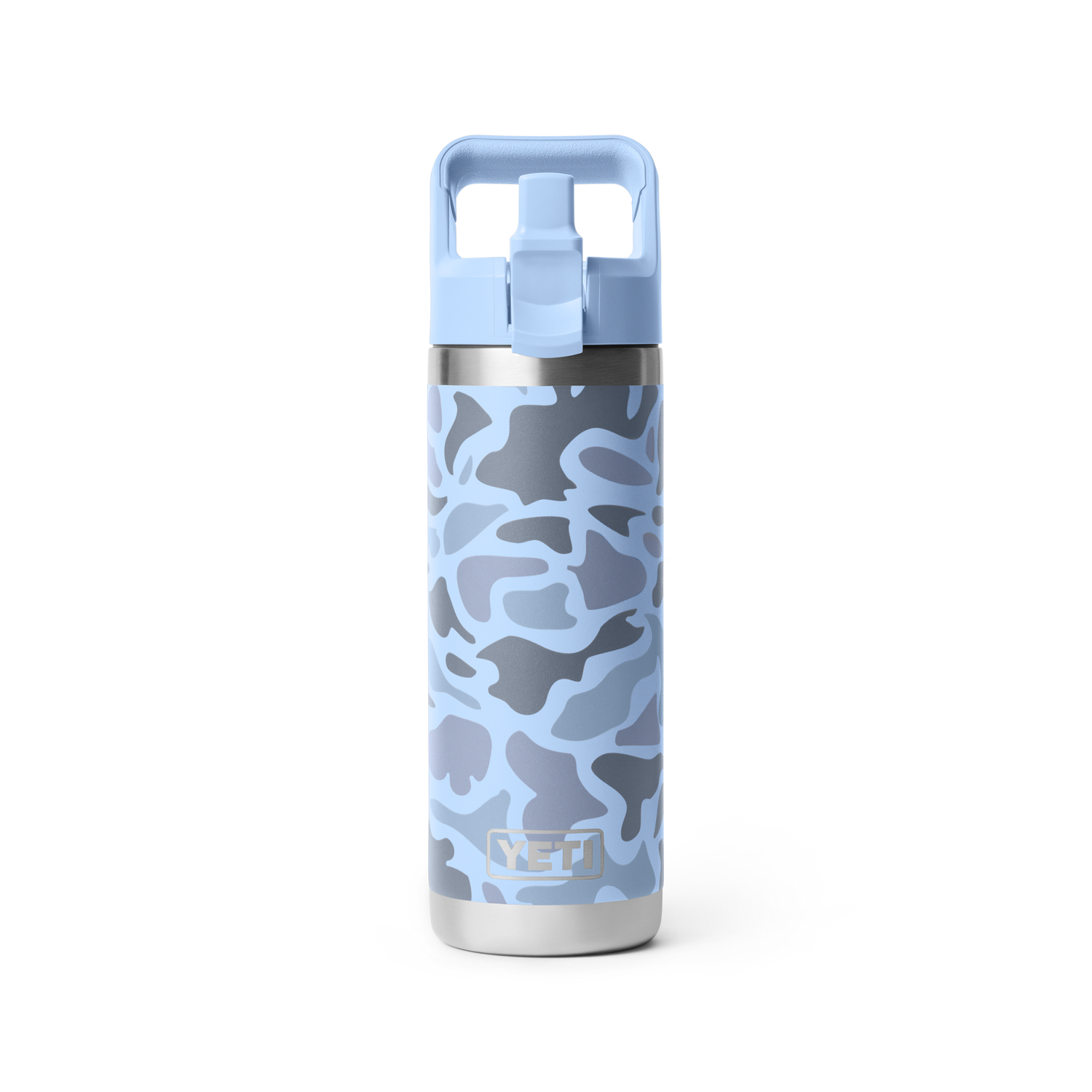 Rambler® 18 oz (532 ML) Straw Bottle Blue Camo