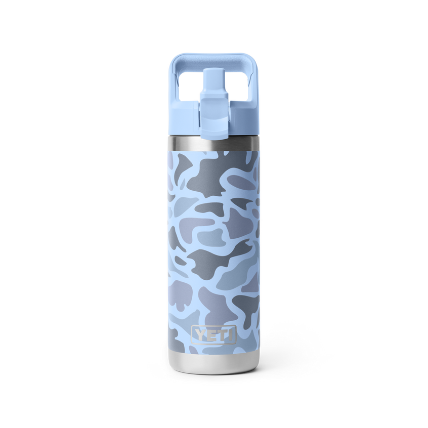 Rambler® 18 oz (532 ML) Straw Bottle Blue Camo