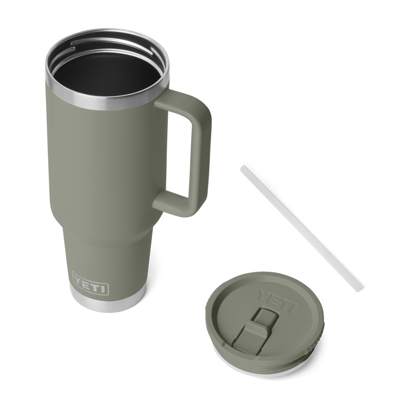 Rambler® 40 oz (1.1 L) Travel Straw Mug Pampa Green