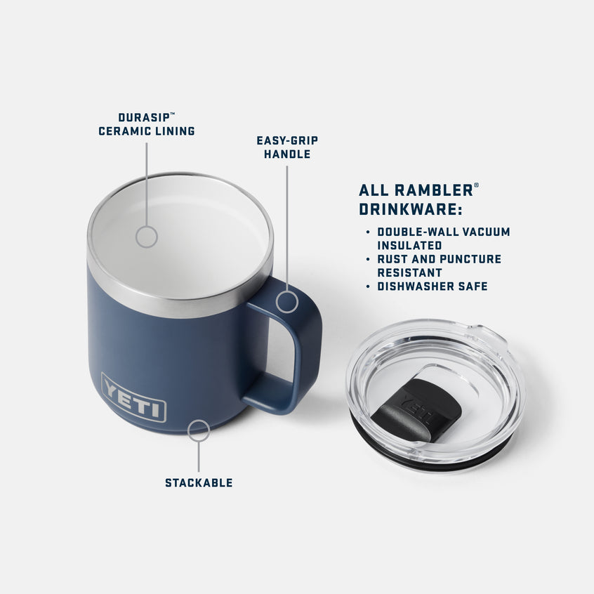 Rambler® 10 oz (295 ml) Stackable Mug Pampa Green