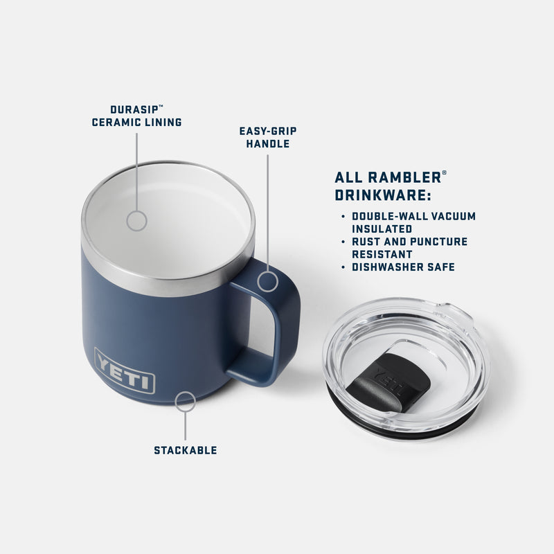 Rambler® 10 oz (295 ml) Stackable Mug Stag Red