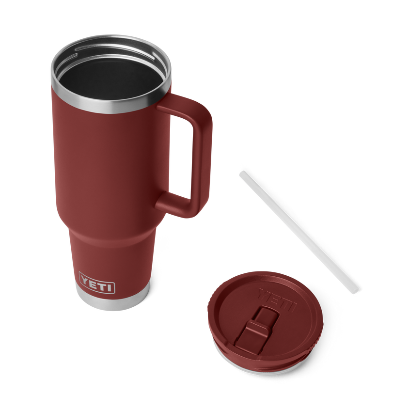 Rambler® 40 oz (1.1 L) Travel Straw Mug Stag Red