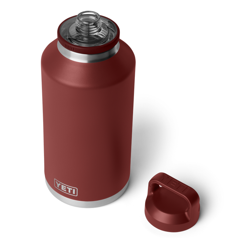 YETI Rambler® 64 oz (1.9 L) Bottle With Chug Cap Stag Red