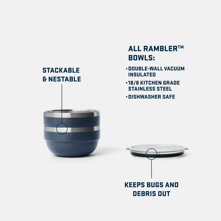 Rambler® Small Insulated Bowl Pampa Green
