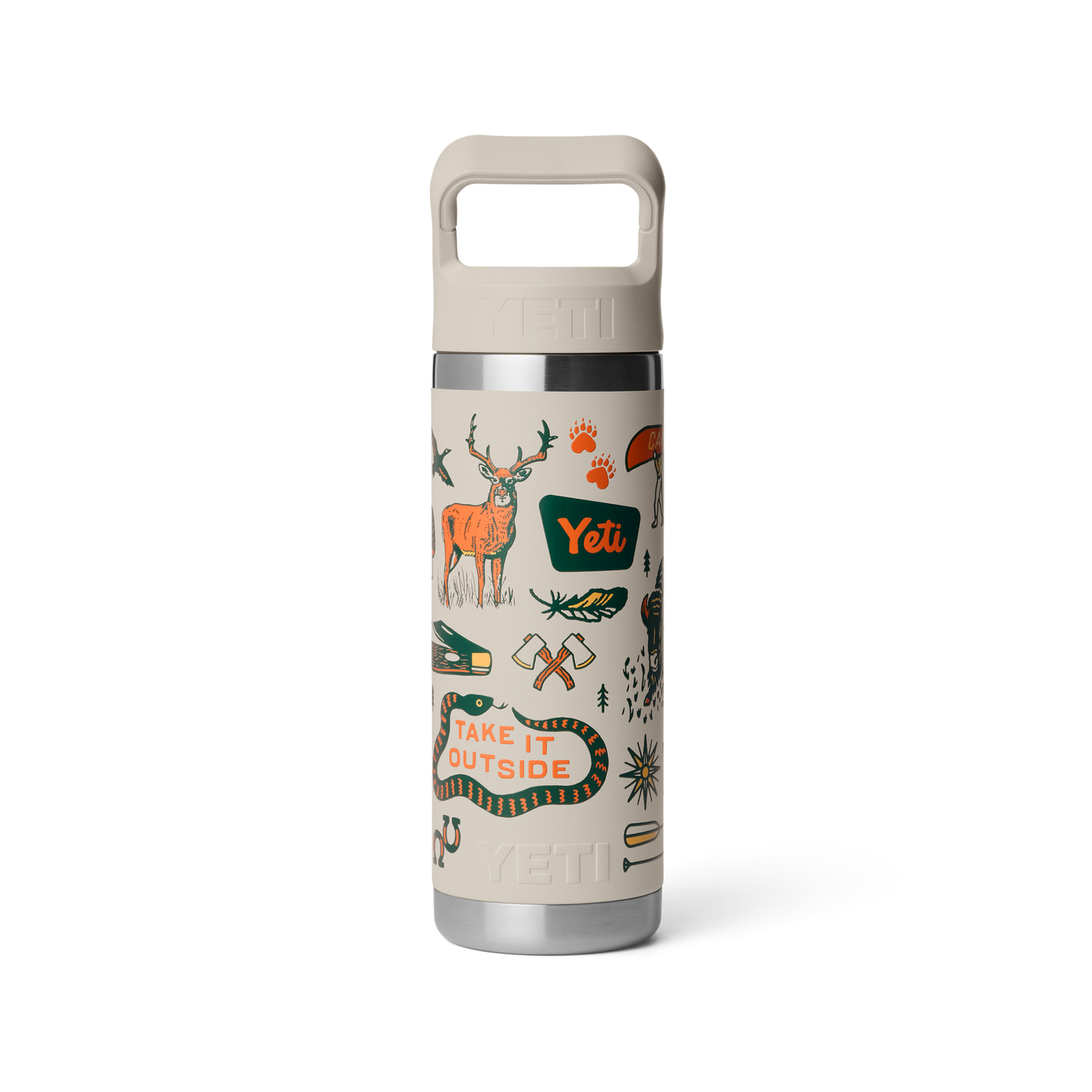 Rambler® 18 oz (532 ml) Straw Bottle Cape Summer Camp
