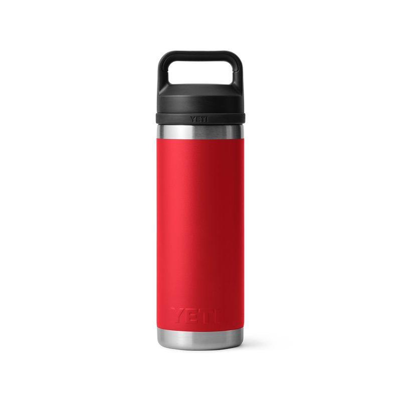 YETI Rambler® 18 oz (532 ml) Bottle With Chug Cap Rescue Red