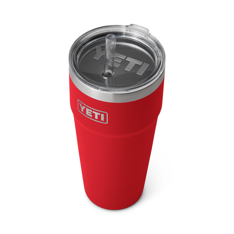 YETI Rambler® 26 oz (769ml) Straw Stackable Cup Rescue Red