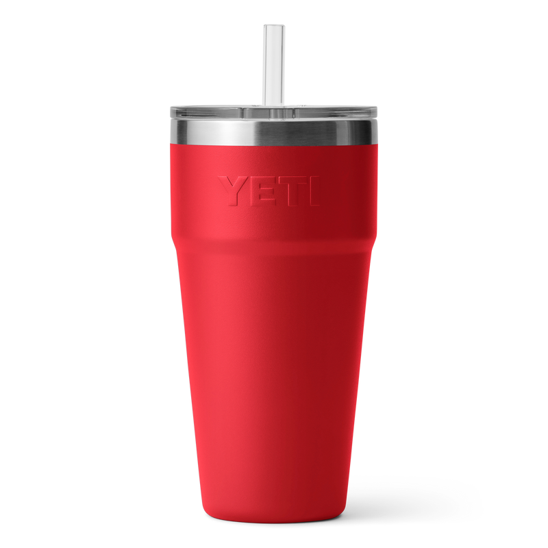 YETI Rambler® 26 oz (769ml) Straw Stackable Cup Rescue Red