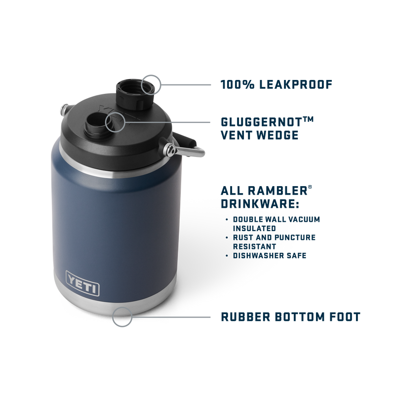 Rambler® 1/2-Gallon (1.9L) Jug Navy