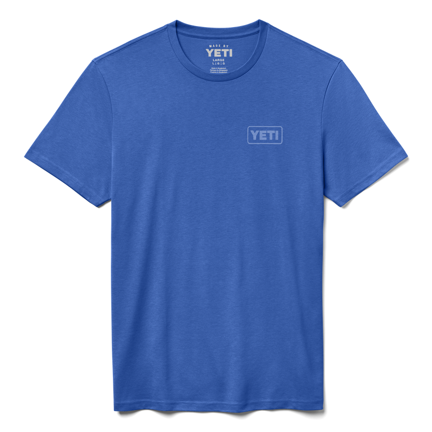 YETI Built For The Wild Short Sleeve T-Shirt Cobalt