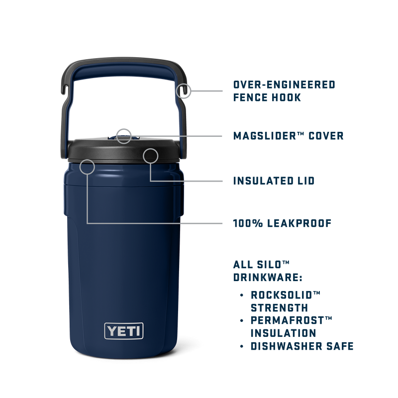 Silo™ 40 oz (1.1 L) Jug with Straw Cap Navy