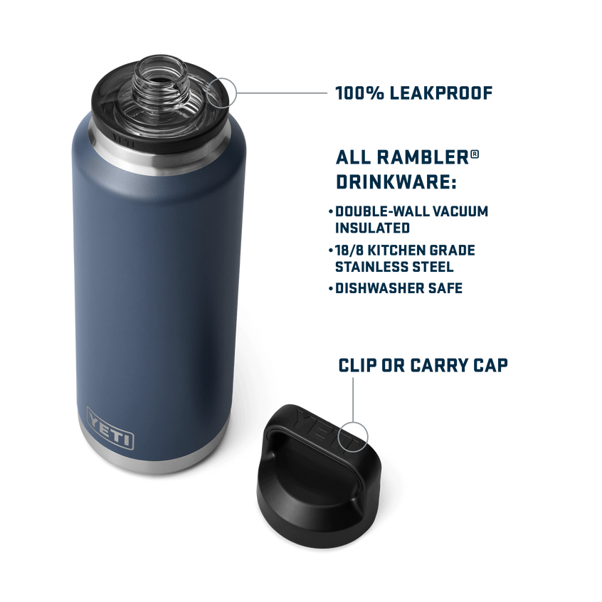 YETI Rambler® 46 oz (1.4 L) Bottle With Chug Cap Grasshopper