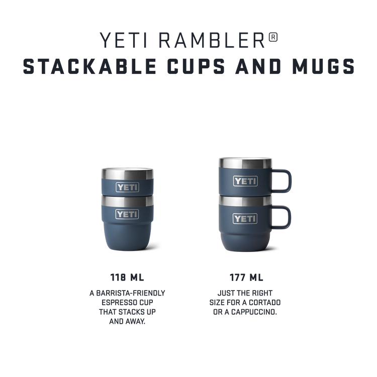 Rambler® 4 oz (118 ml) Stackable Cups – YETI Australia