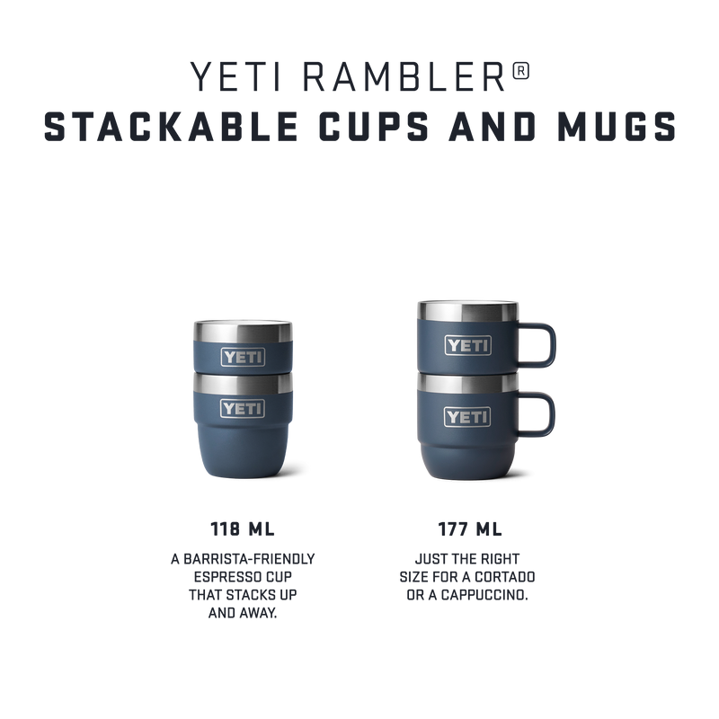 YETI Rambler® 6 oz (177 ml) Stackable Mugs Cape Taupe