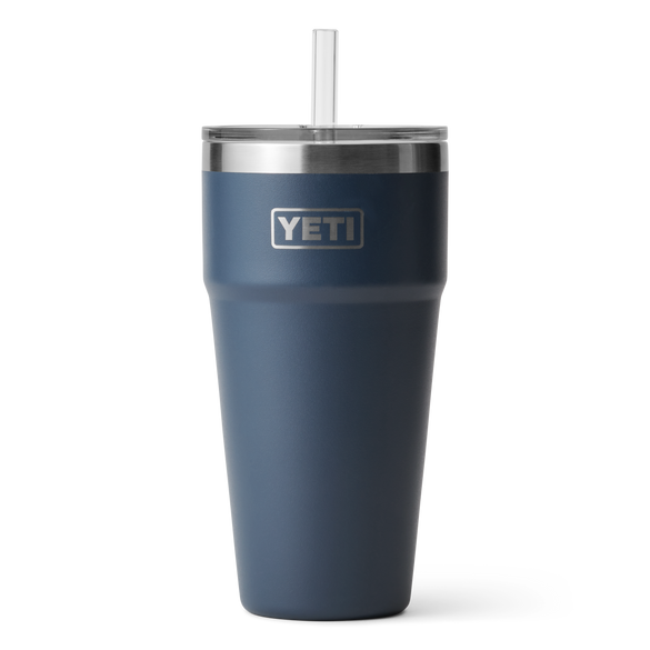 YETI Rambler® 26 oz (769ml) Straw Stackable Cup Navy