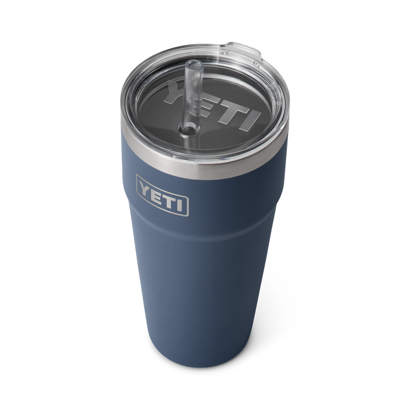 YETI Rambler® 26 oz (769ml) Straw Stackable Cup Navy