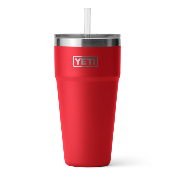YETI Rambler® 26 oz (769 ml) Straw Stackable Cup Rescue Red