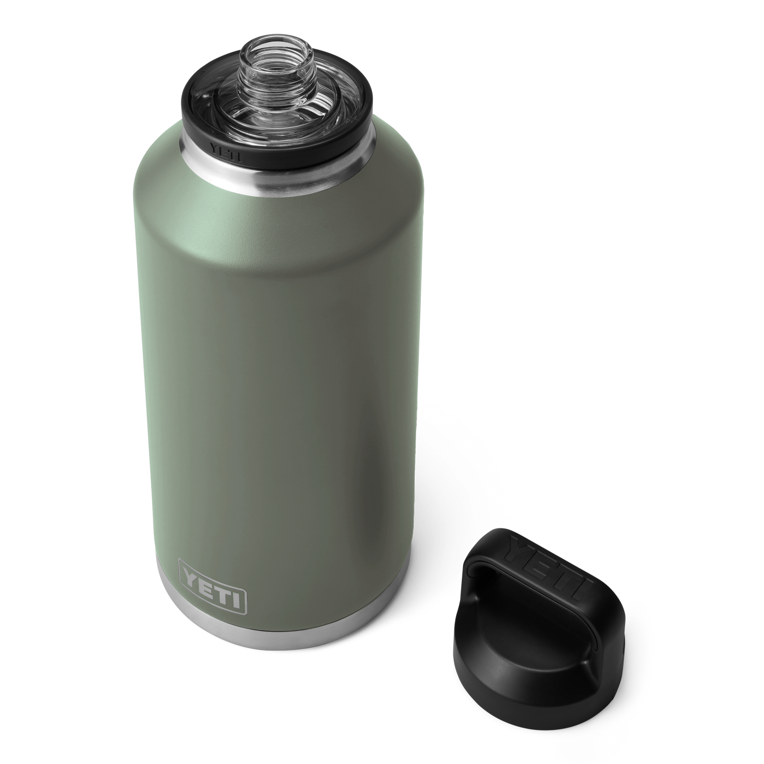 YETI Rambler® 64 oz (1.9L) Bottle With Chug Cap Camp Green