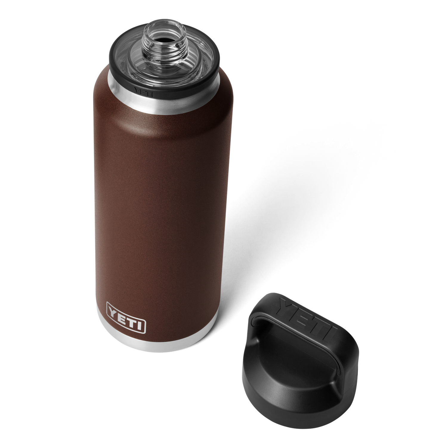 YETI Rambler® 46 oz (1.4L) Bottle With Chug Cap Wetlands Brown