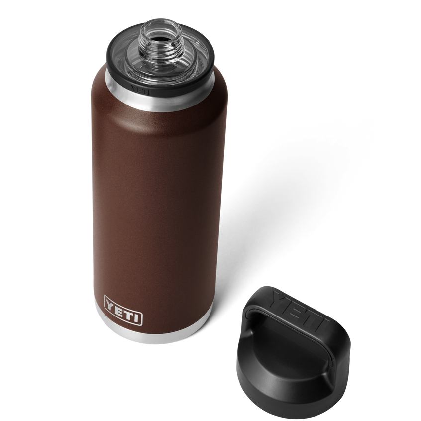 YETI Rambler® 46 oz (1.4L) Bottle With Chug Cap Wetlands Brown