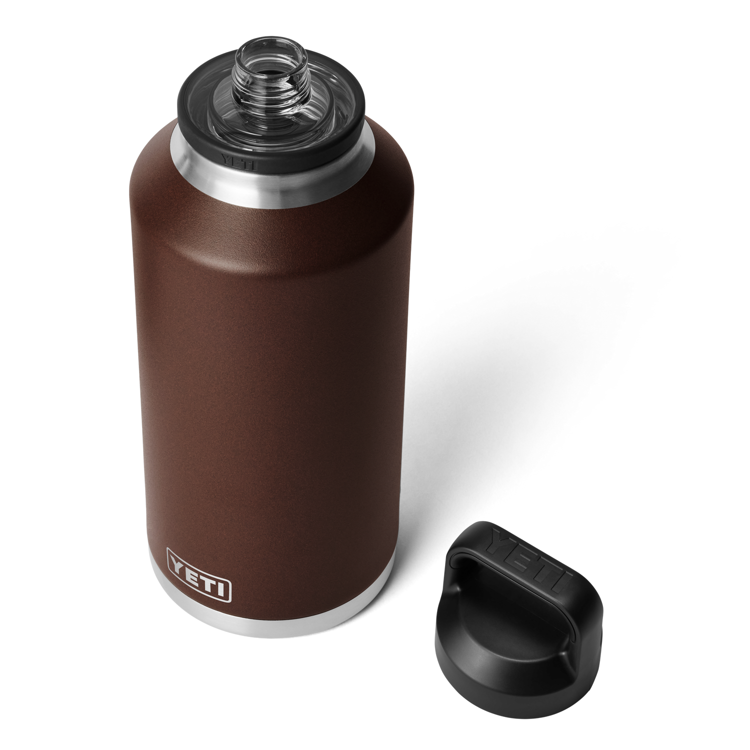 YETI Rambler® 64 oz (1.9 L) Bottle With Chug Cap Wetlands Brown