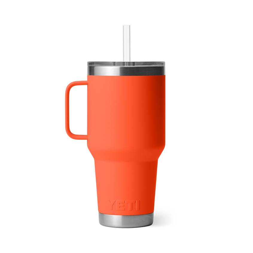 Rambler® 35 oz (1L) Straw Mug Papaya