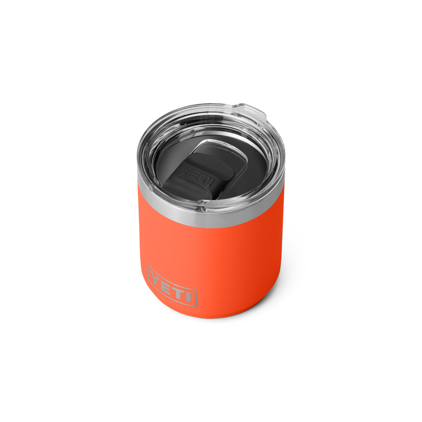 Rambler® 10 oz Stackable Lowball with Magslider™ lid Papaya