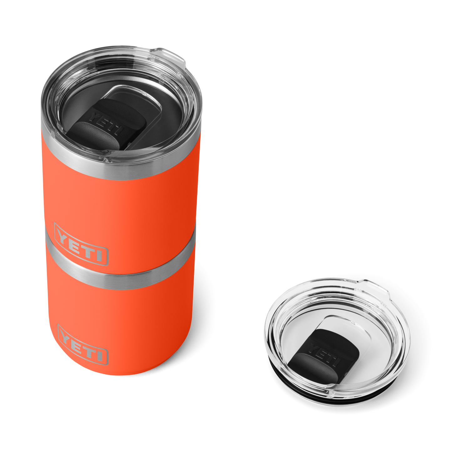Rambler® 10 oz Stackable Lowball with Magslider™ lid Papaya