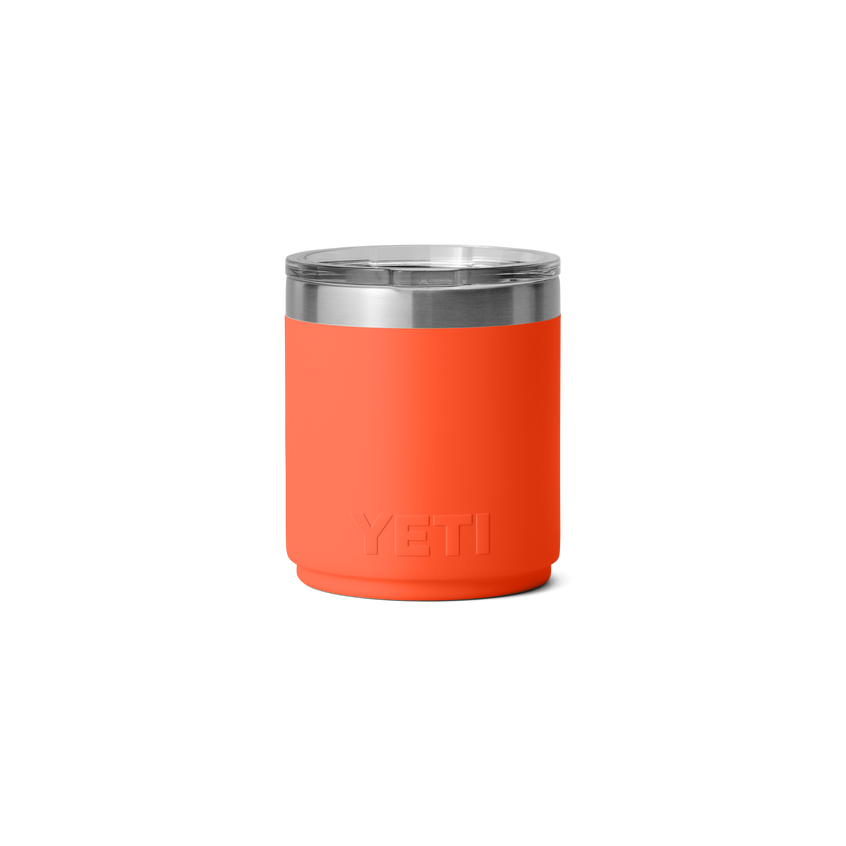 Rambler® 10 oz Stackable Lowball with Magslider™ lid Papaya